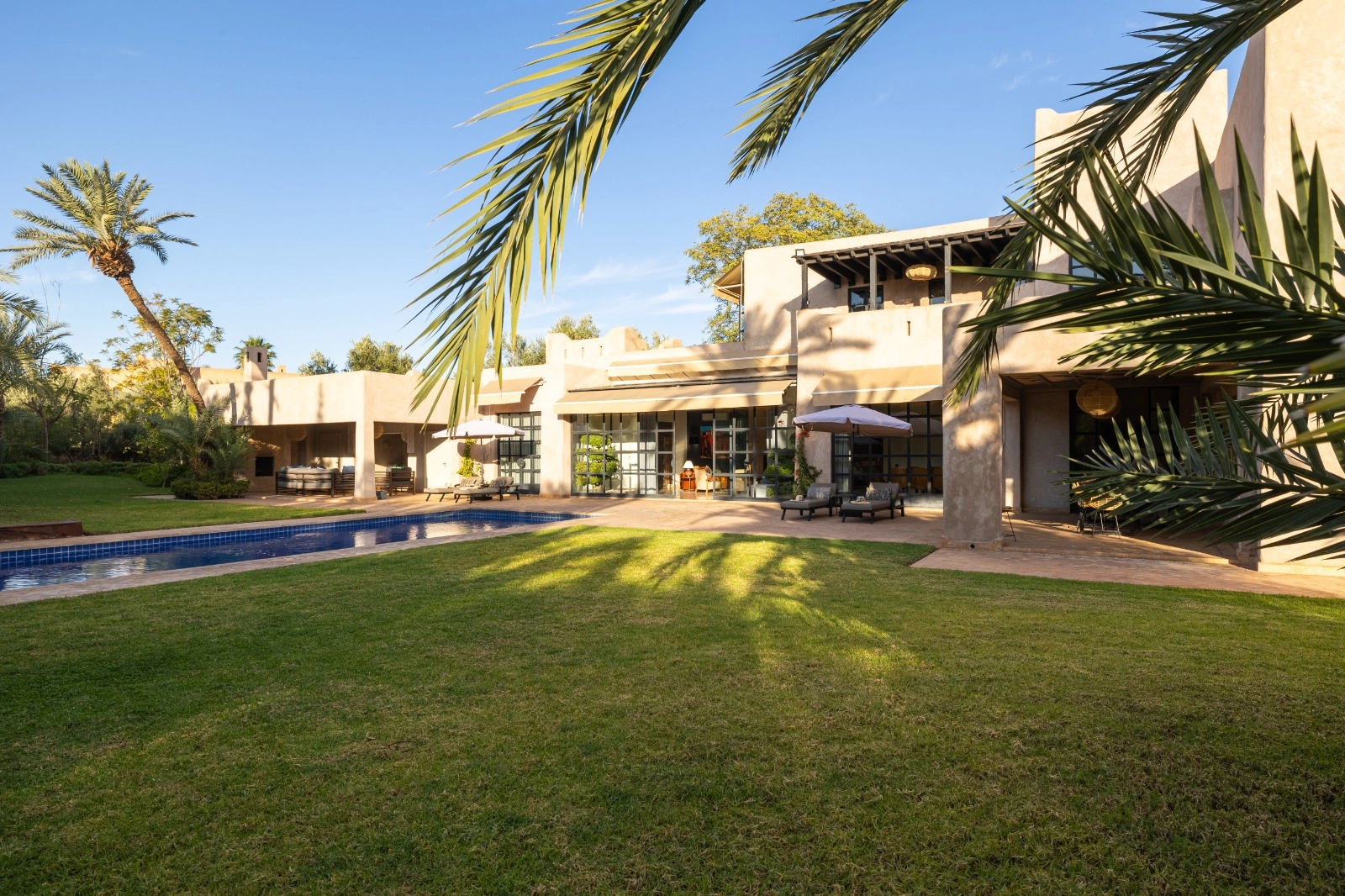 Villa Sahara Marrakech exterior with garden